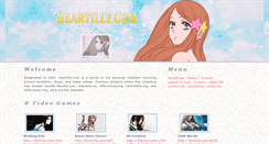 Desktop Screenshot of heartilly.com