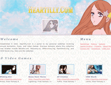 Tablet Screenshot of heartilly.com